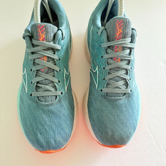 Mizuno Wave Rider 26 Running Shoes Gray Breathable Cushioning Sz 7.5- No Insoles - Picture 5 of 9